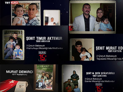 Peyamên Zarokên Şehîdên 15 Tîrmehê